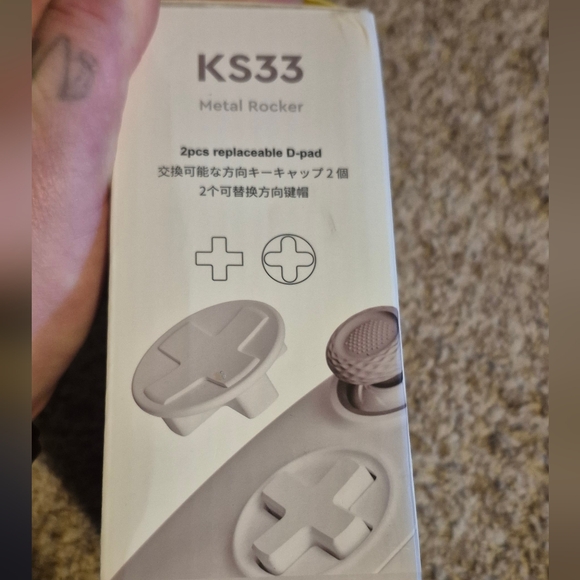 NIB LinYuvo Nintendo Switch KS33 (METAL Rocker)2 Replaceable D-Pad Controllers